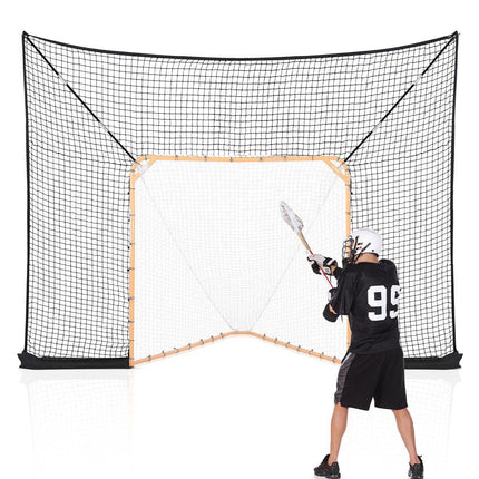 Lacrosse Goal Backstop Net 12x9 Ft, Fits 6x6 Goals