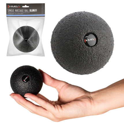 Lacrosse Massage Ball – Single, Black, Durable