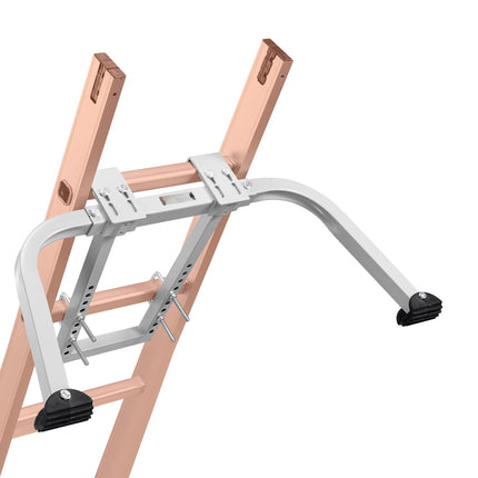 Ladder Stabilizer, Steel Roof Hook Standoff, 330 lb