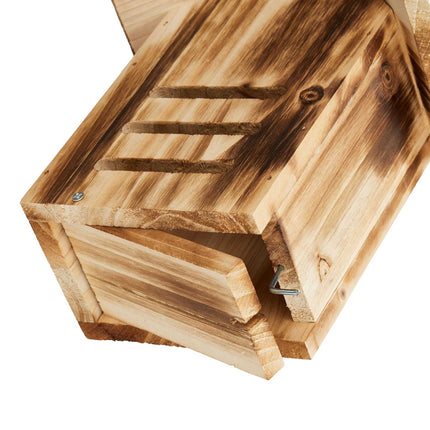 Ladybug house in flamed spruce