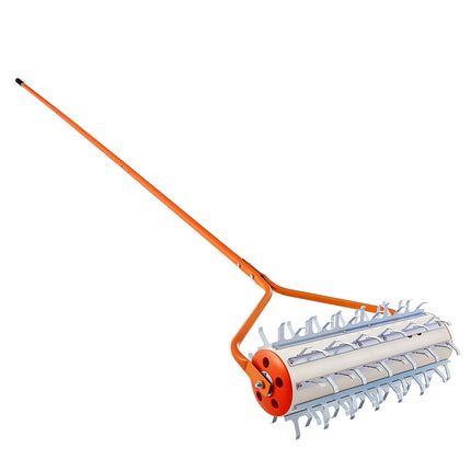 Lake Weed Roller, 12 ft Handle, 9 Galvanized Blades