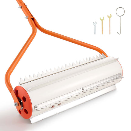 Lake Weed Roller, 20 Ft Pond Weed Remover With 6 Steel Blades