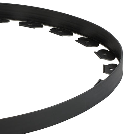 Landscape Edging Roll 20 ft x 2 in, 120 Spikes, Black
