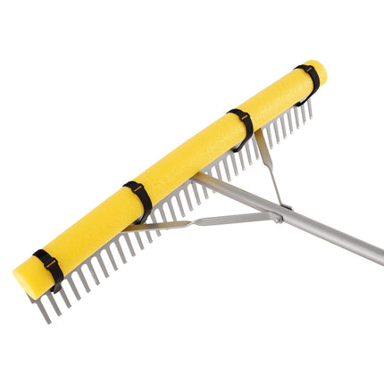Landscape Rake, 36 in Head, 133 in Aluminum Handle