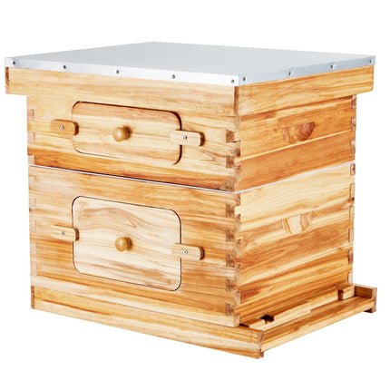 Langstroth Beehive Kit, 20-Frame, Deep and Medium Box