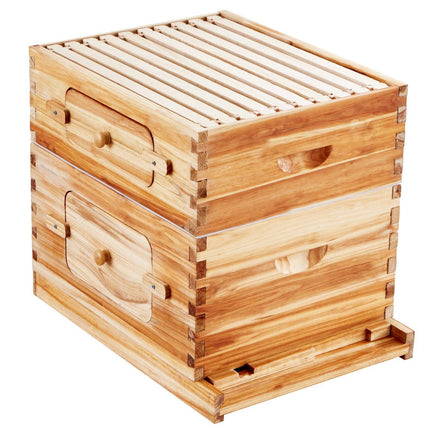 Langstroth Beehive Kit, 20-Frame, Deep and Medium Box