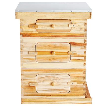 Langstroth Beehive Kit, 30-Frame, 2 Deep 1 Medium