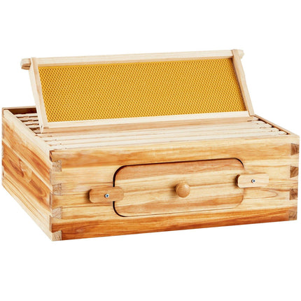 Langstroth Beehive Medium Box Kit, 10 Frames, Bee Window