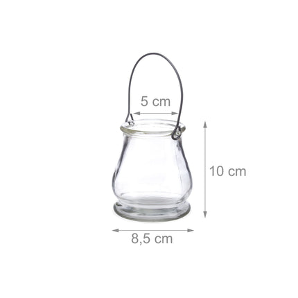Lantern glass set of 12
