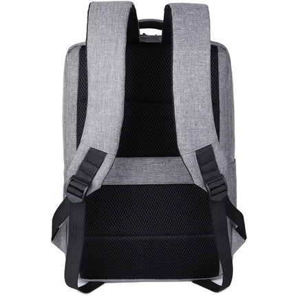 Laptop Backpack 15.6" Gray, Water-Resistant, Polyester
