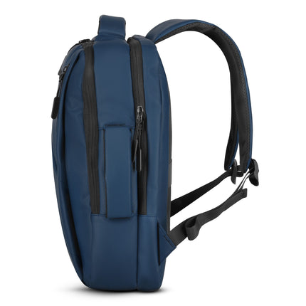 Laptop Backpack, Blue, USB-C Charging Port, 15L