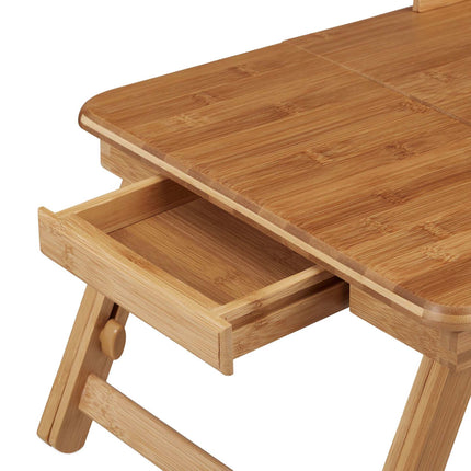 Laptop table in bamboo XL