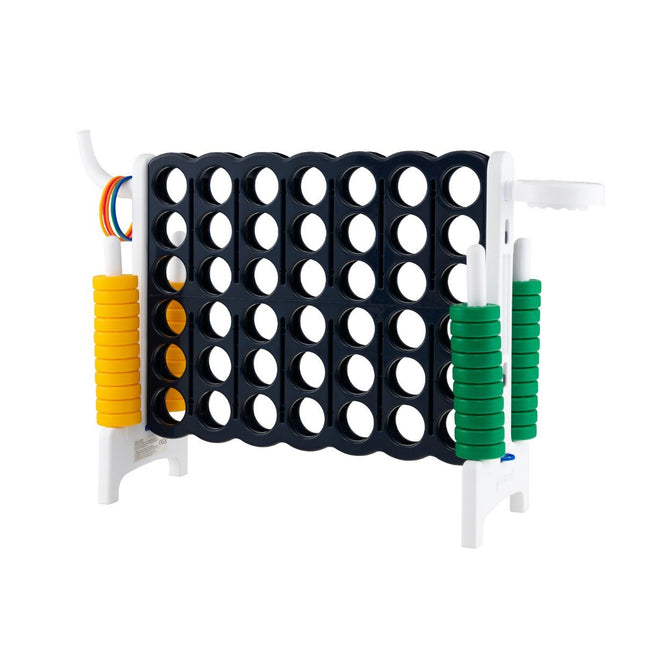 Large 4-in-a-row Jumbo 4-in-a-row Set 84 x 33 x 79 cm Black + White