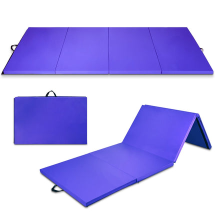 Large Foldable Gymnastics Mat with Handles, 5cm Thick