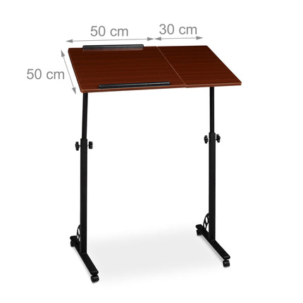 Large adjustable laptop table