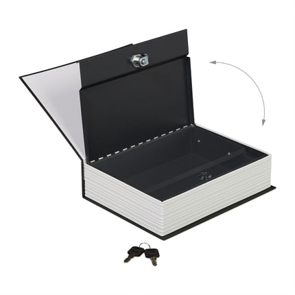 Large lockable book compartment