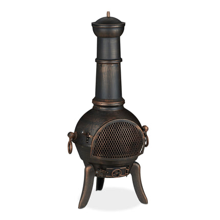 Large outdoor fireplace