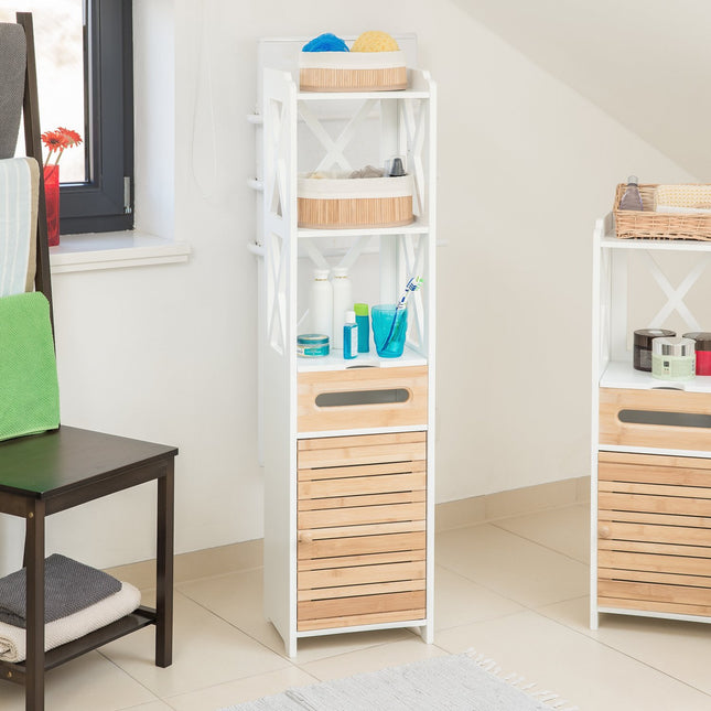Large side cabinet with 6 shelves