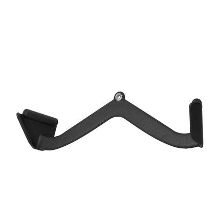 Lat Pulldown V-Bar Attachment, Solid Steel, Rubber Grip