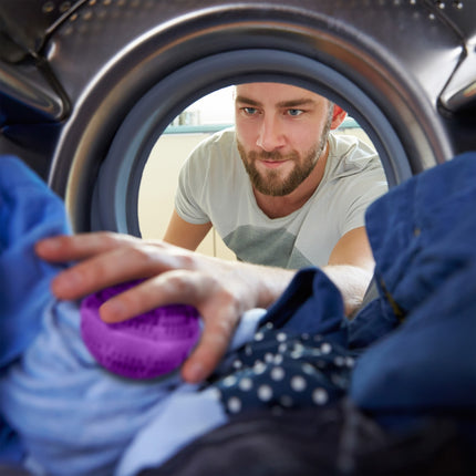 Laundry Balls, Purple, Set of 4 – Eco-Friendly, 1000 Washes