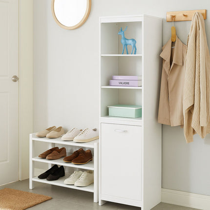 Laundry Cabinet with 44L Bag, Moisture-Resistant