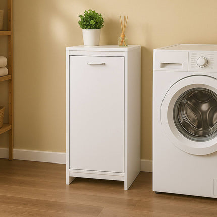 Laundry Cabinet with 48L Bag – Moisture-Resistant