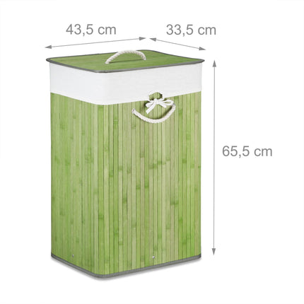 Laundry basket bamboo
