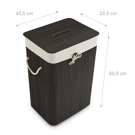 Laundry basket bamboo