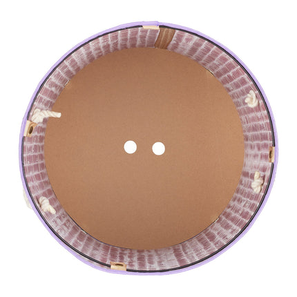 Laundry basket bamboo round