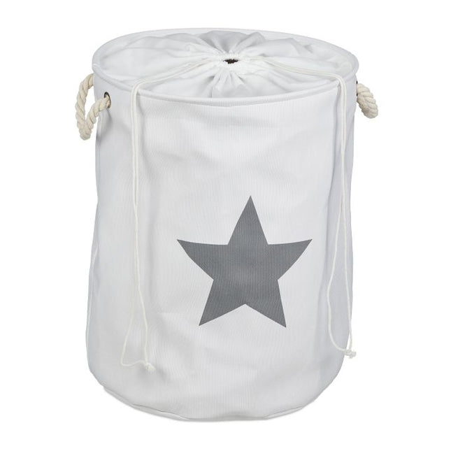 Laundry basket fabric with star