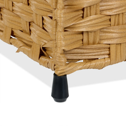 Laundry basket in rattan look 110 L