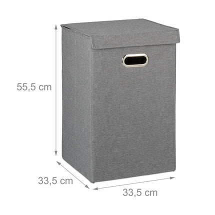 Laundry basket set of 2 collapsible