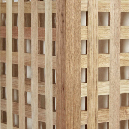 Laundry basket walnut wood