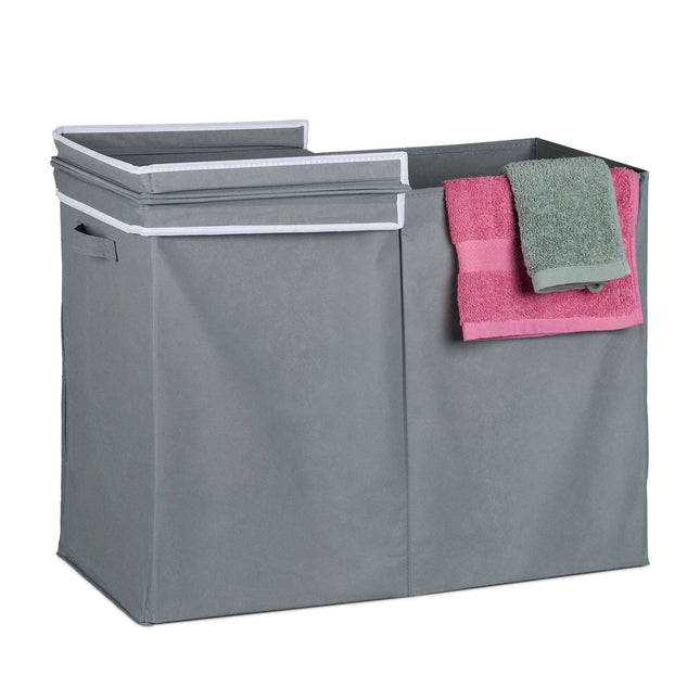 Laundry basket with lid 100 litres