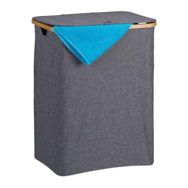 Laundry basket with lid 130 l