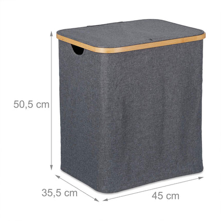 Laundry basket with lid 80 l