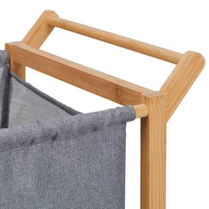 Laundry basket with wheels