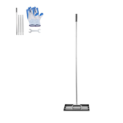 Lawn Leveling Rake, 78 In Handle, 17x10 In Plate
