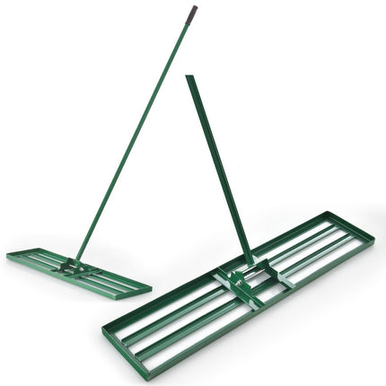Lawn Leveling Rake with Ergonomic Handle, 91x25 cm