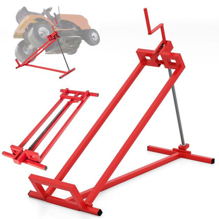 Lawn Mower Lift Jack, 880 lb Capacity, Foldable Crank