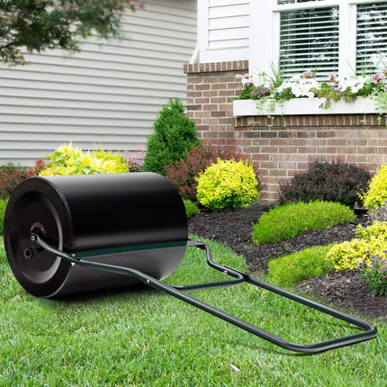 Lawn Roller 60L with U-Handle & Drain Plug