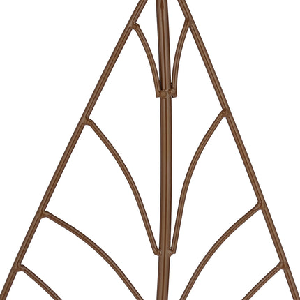 Leaf Plant Supports, Set of 2 – Metal Garden Stakes
