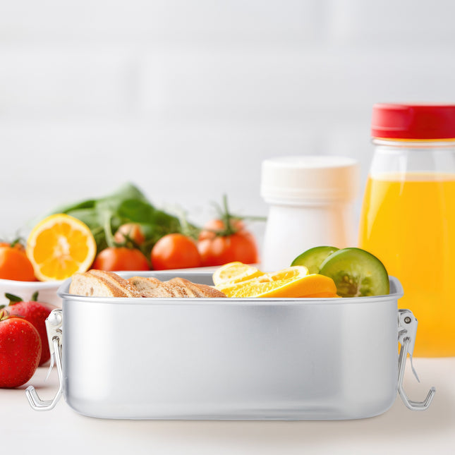 Lekvrije lunchbox van roestvrij staal, luchtdicht