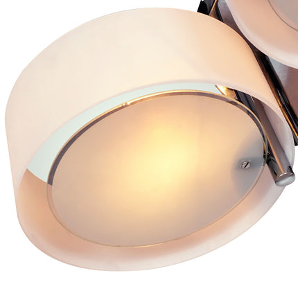 LED ceiling lamp, 3-bulb, E27 40W, warm white, Ø64cm