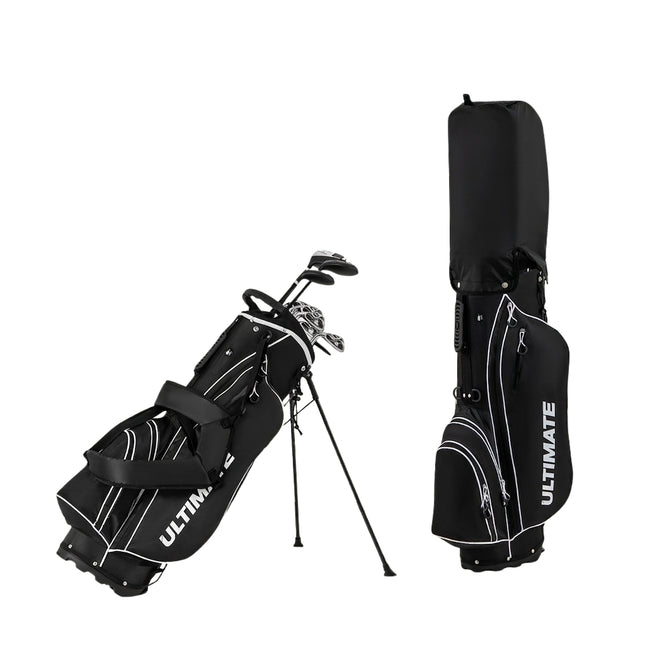 Left-Handed Men's Complete Golf Club Set with Stand Bag