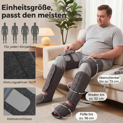 Leg Compression Massager With Heat, 3 Modes, 3 Intensities