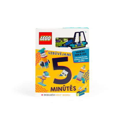 Lego Iconic Activity Book "5-Minute Builds"- Latvian