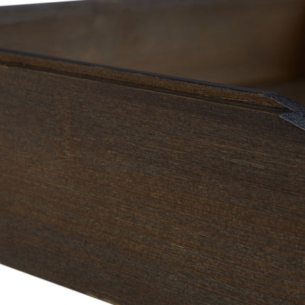 Letterbox bamboo dark brown