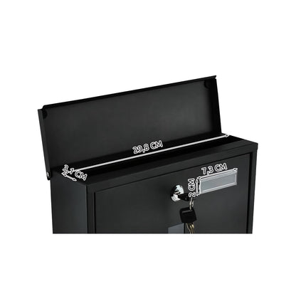 Letter box - black