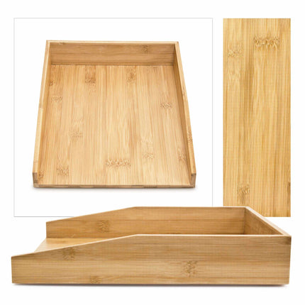 Letter box in bamboo 33 x 25 x 6 cm